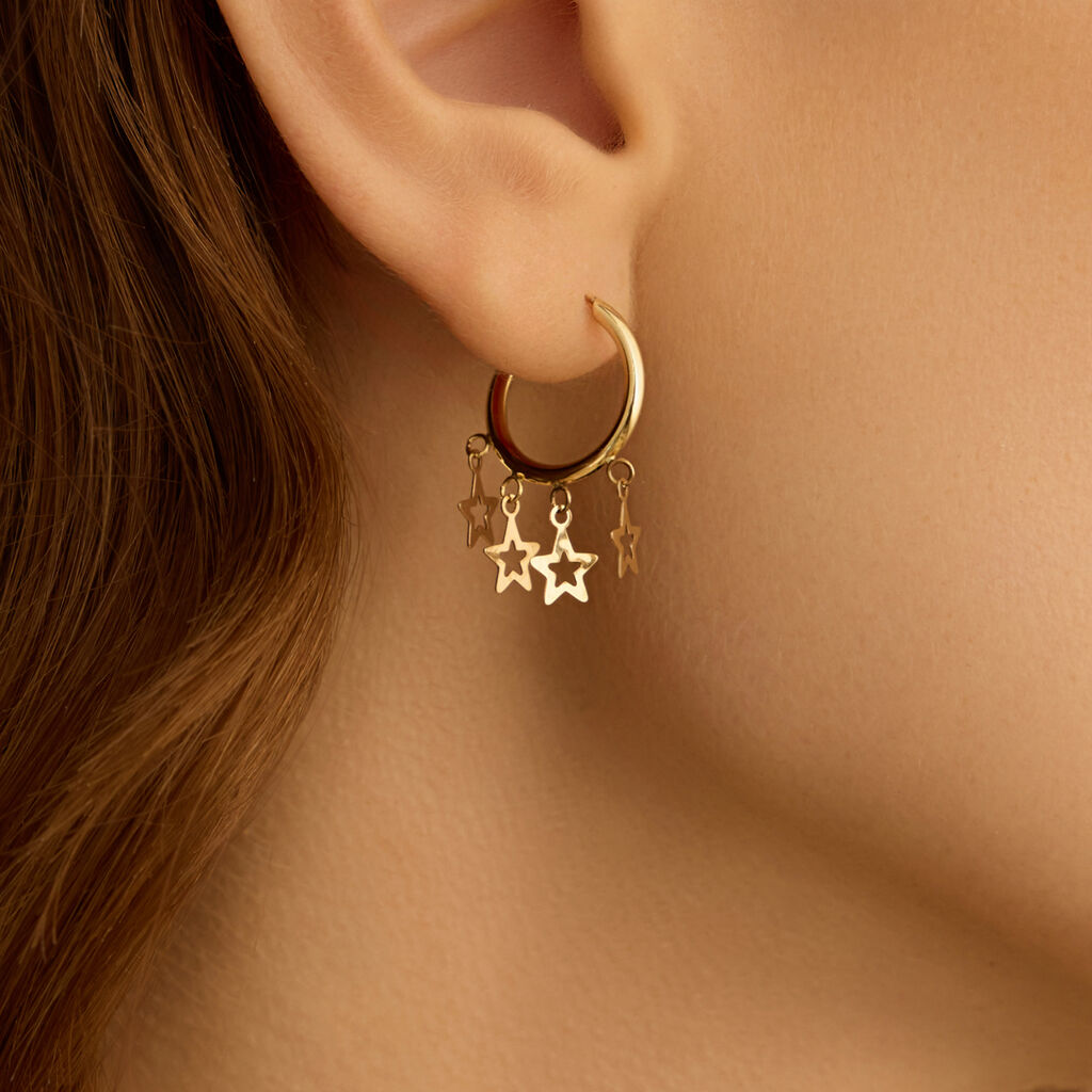 Orecchini A Cerchio Toujours Oro Giallo