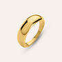 Anello Fascia Lady Code Acciaio Dorato