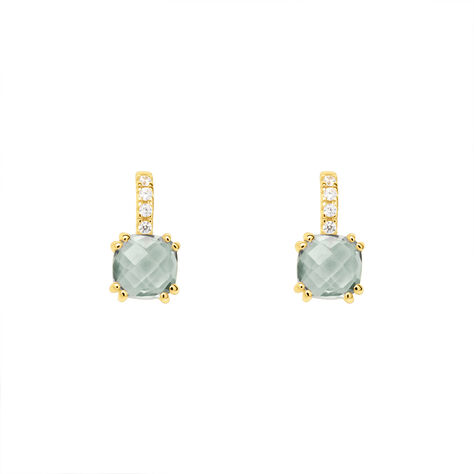 Orecchini Lobo Punto Luce Amélie Oro Giallo Ametista Cubic Zirconia - Orecchini a Lobo Donna | Stroili