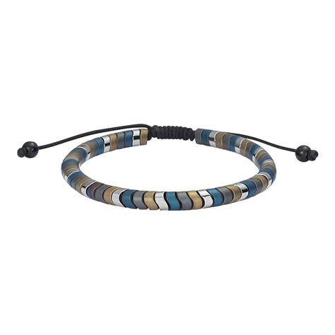 Bracciale Man Code Acciaio Nero - Bracciali Uomo | Stroili