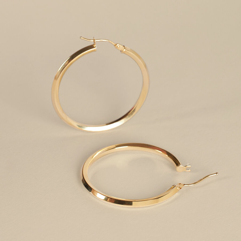 Orecchini A Cerchio Toujours Oro Giallo - Orecchini a Cerchio Donna | Stroili