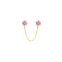 Mono Orecchino Lobo Bon Ton Oro Giallo Cubic Zirconia
