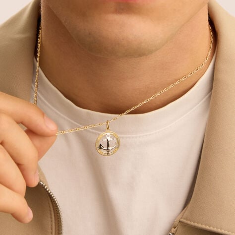 Pendente Oro Uomo Oro Bicolore - Ciondoli Uomo | Stroili