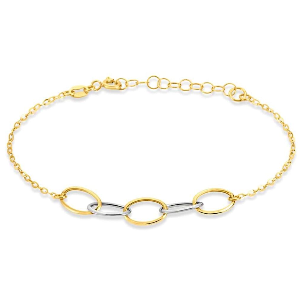 Bracciale Catena Beverly Oro Bicolore - Bracciali Amicizia Donna | Stroili