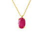 Collana Punto Luce Charlotte Oro Giallo Rubino