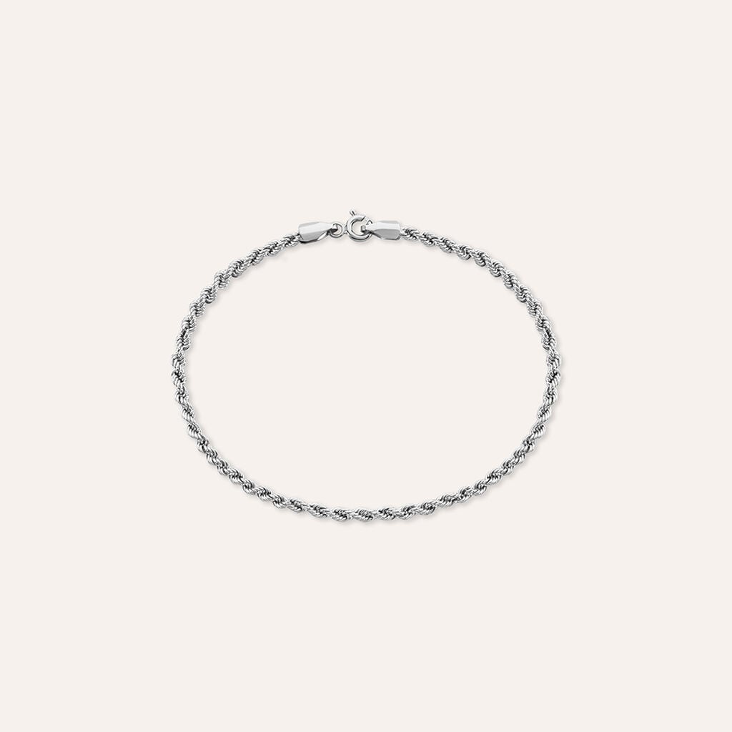 Bracciale Catena Oro Uomo Oro Bianco