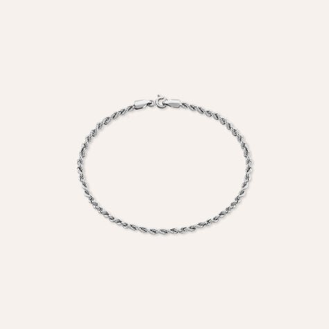 Bracciale Catena Oro Uomo Oro Bianco - Bracciali Uomo | Stroili