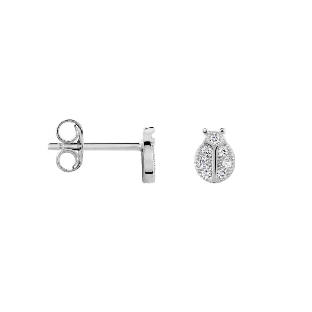 Orecchini Lobo Silver Moments Argento Rodiato Cubic Zirconia - Orecchini a Lobo Donna | Stroili