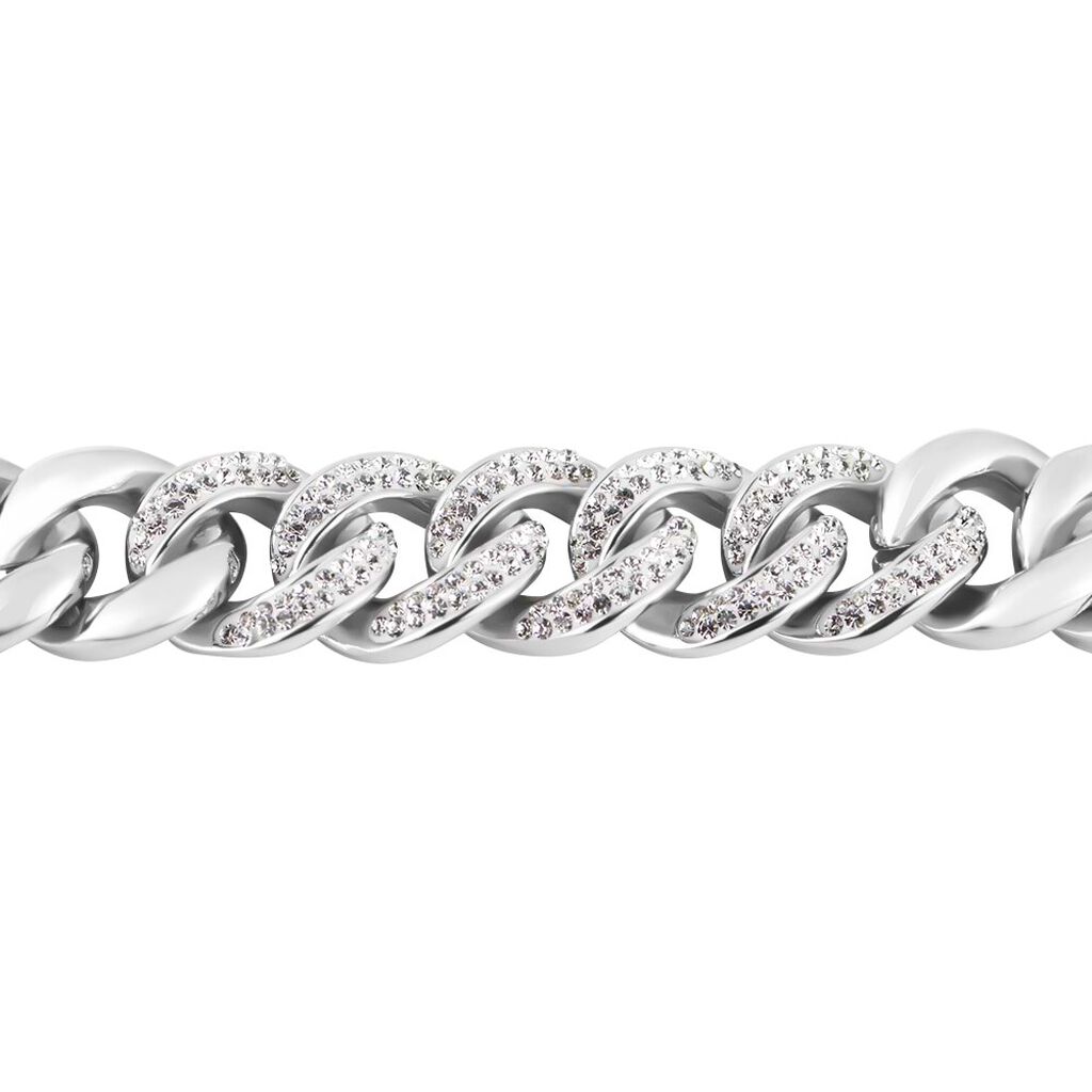 Bracciale Catena Lady Phantasya Acciaio Cristallo - Bracciali Donna | Stroili