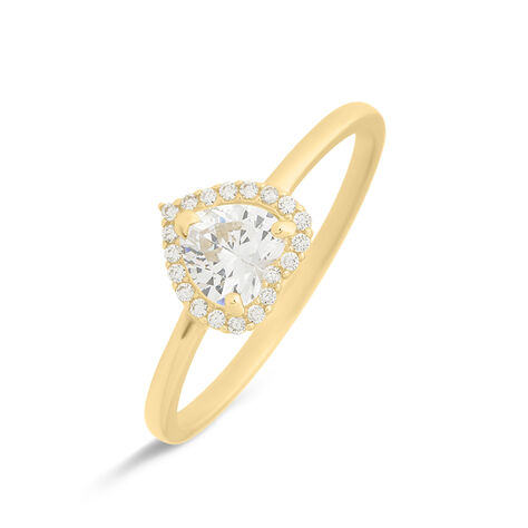 Anello Solitario Claire Oro Giallo Cubic Zirconia - Anelli con Pietre Donna | Stroili