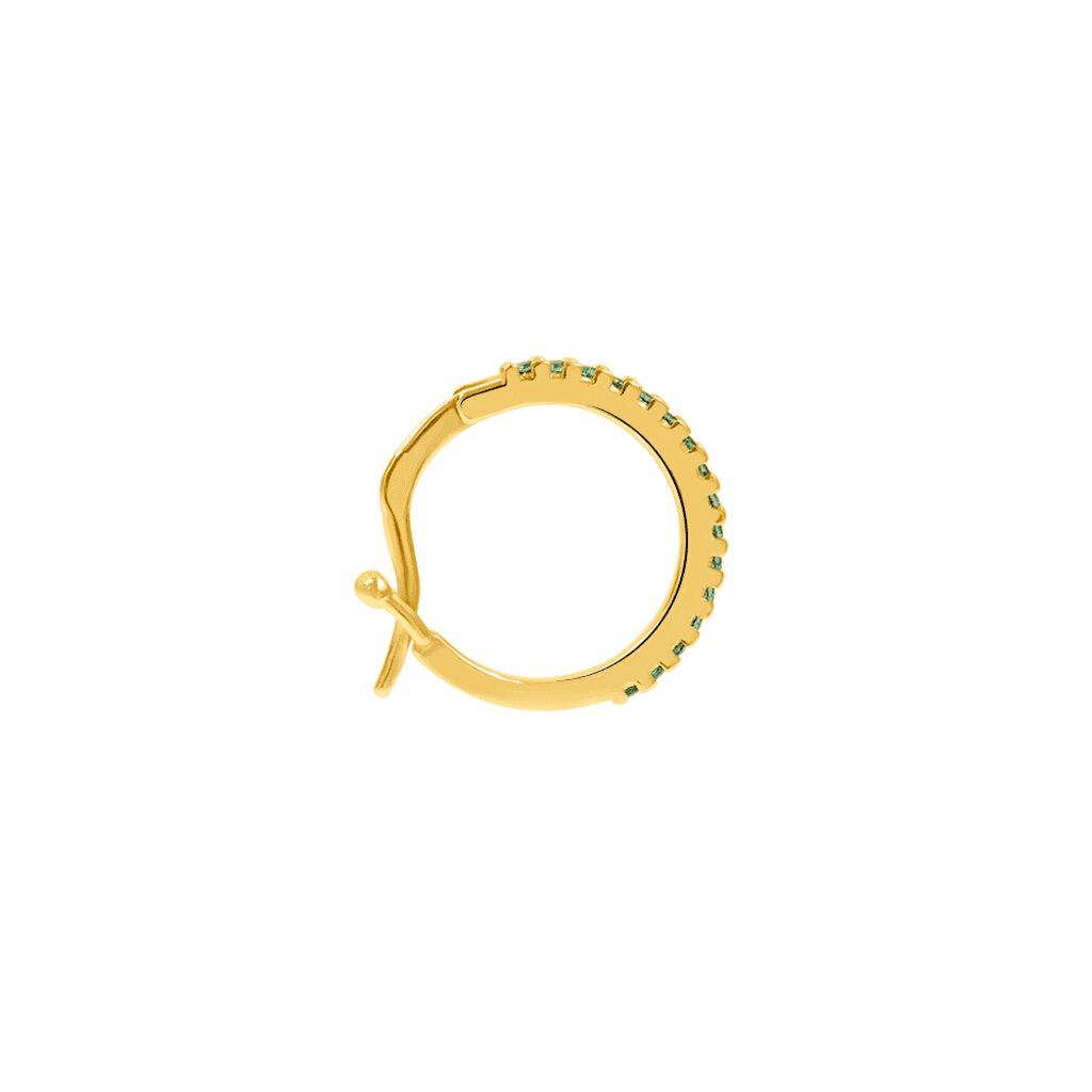 Mono Orecchino A Cerchio Claire Oro Giallo Cubic Zirconia - Mono Orecchino Donna | Stroili