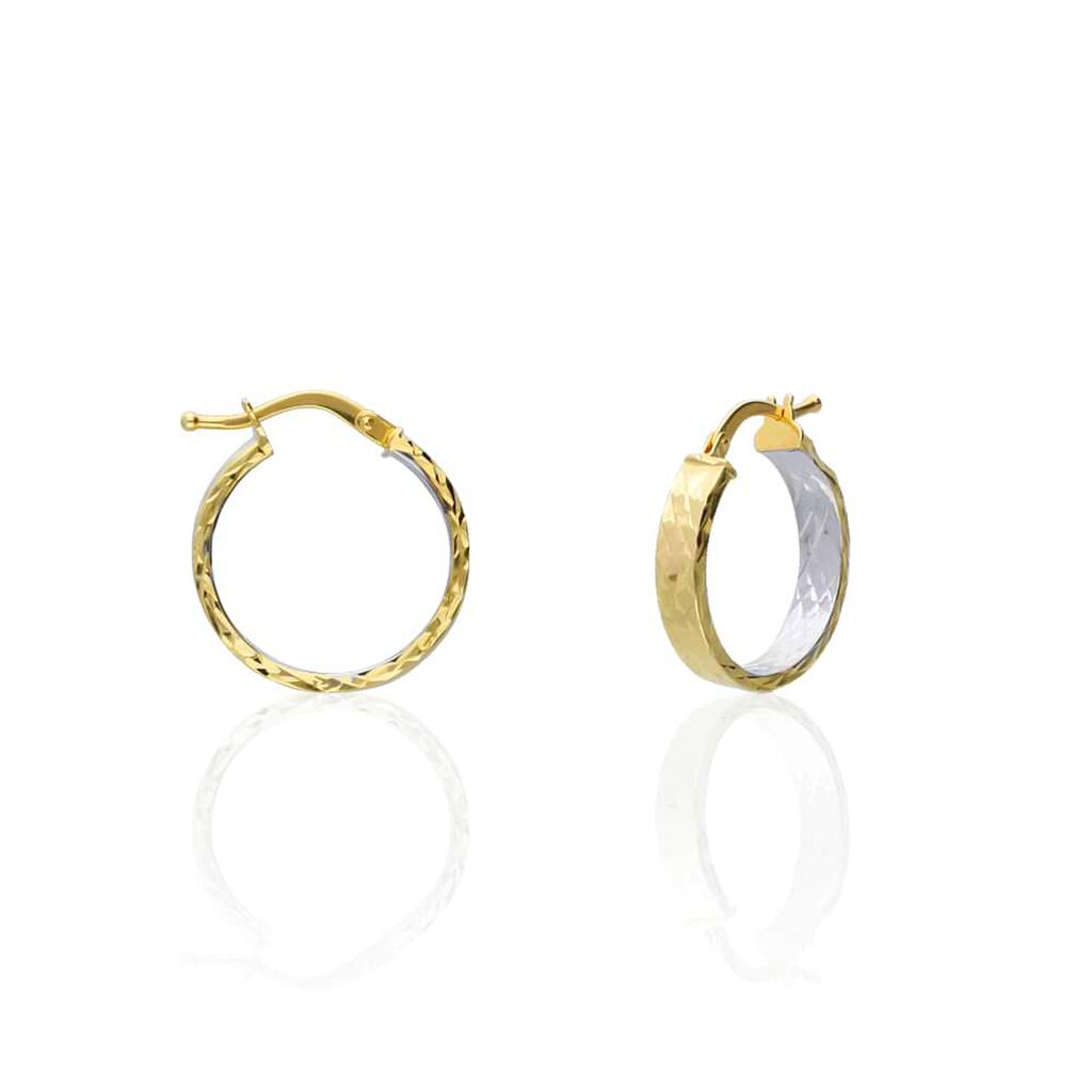 Orecchini A Cerchio Toujours Oro Bicolore - Orecchini a Cerchio Donna | Stroili