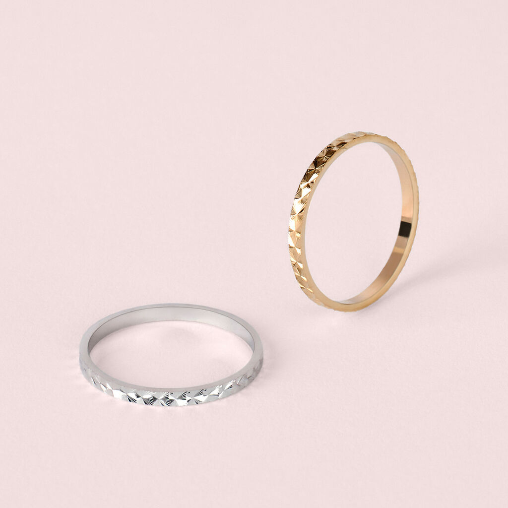 Fede Classica Diamantata 1.8 mm Oro Giallo