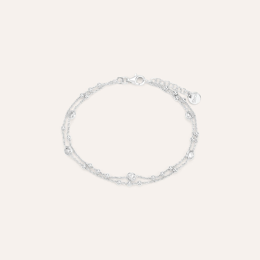 Bracciale Silver Elegance Argento Rodiato Cubic Zirconia