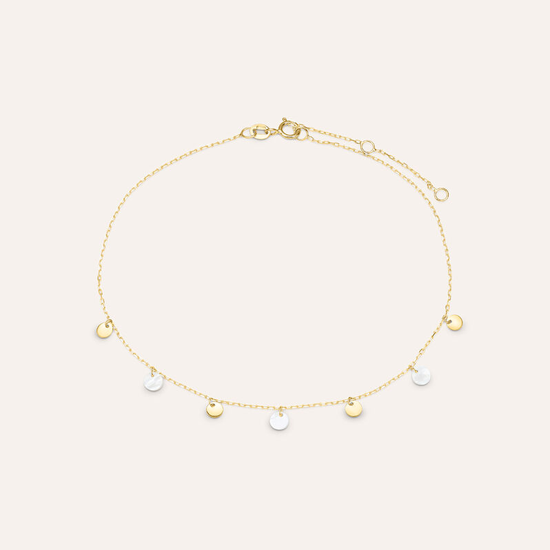 Cavigliera Beverly Oro Giallo Madreperla - Cavigliere Donna | Stroili