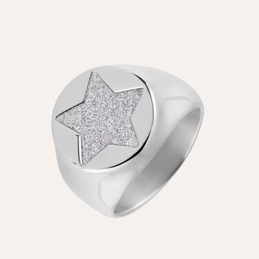 Anello Lady Shine Acciaio Stella