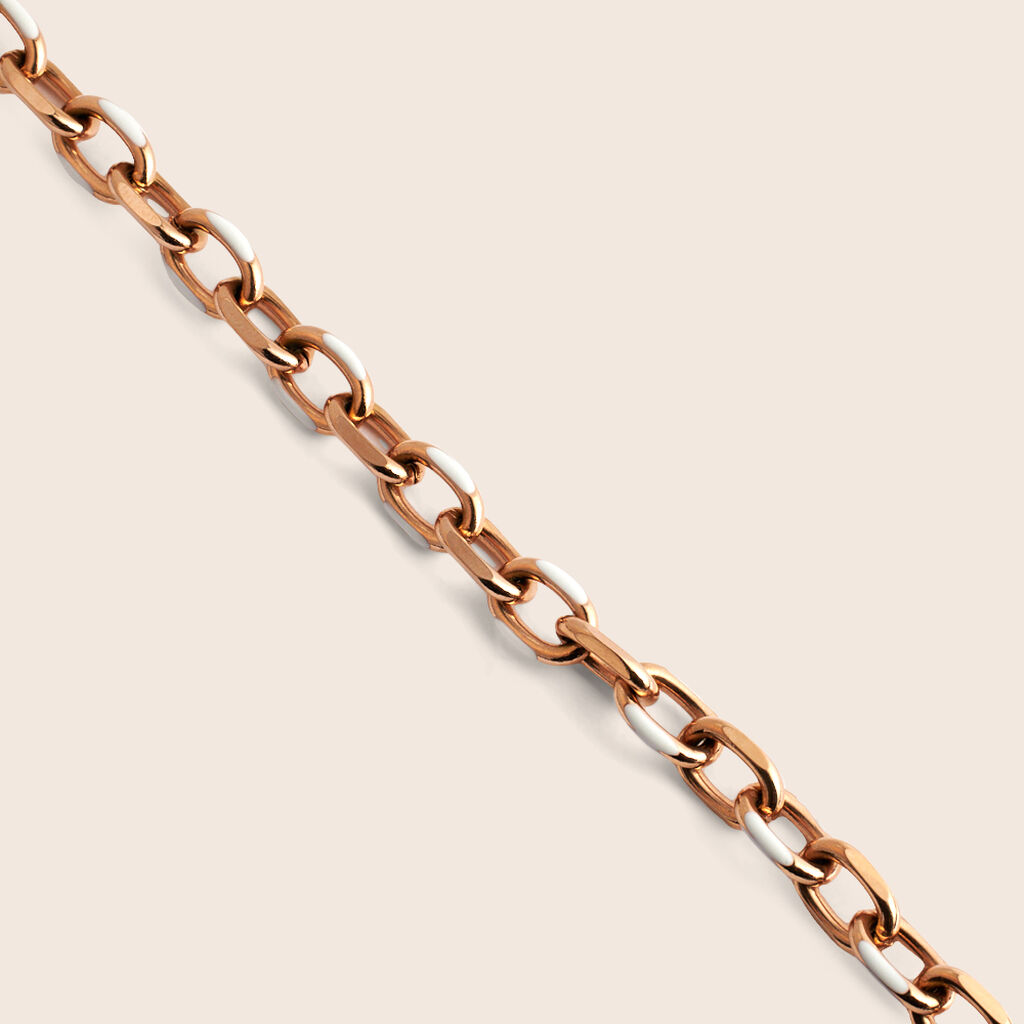 Catena Lady Sweet Acciaio Rosa - Collane Catena Donna | Stroili