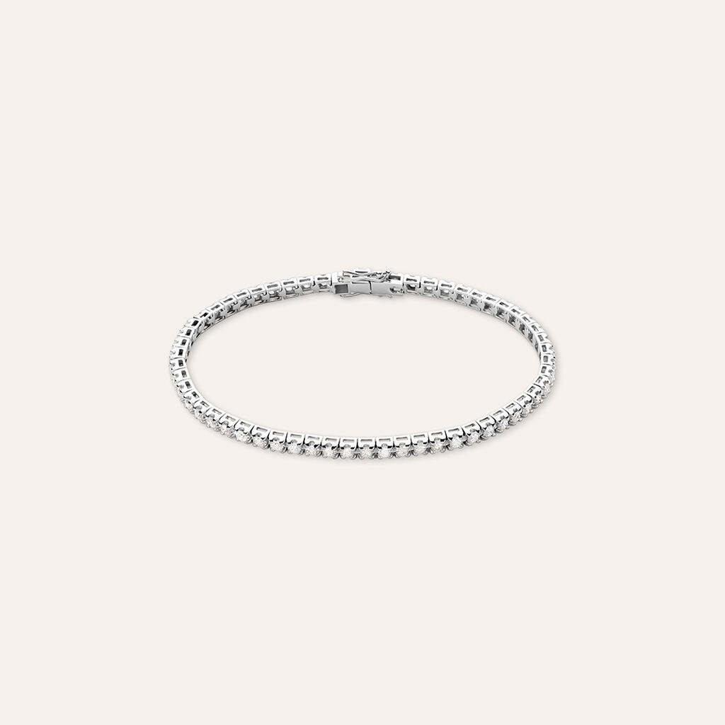 Bracciale Tennis Firmamenti Oro Bianco Diamante - Bracciali Tennis Donna | Stroili