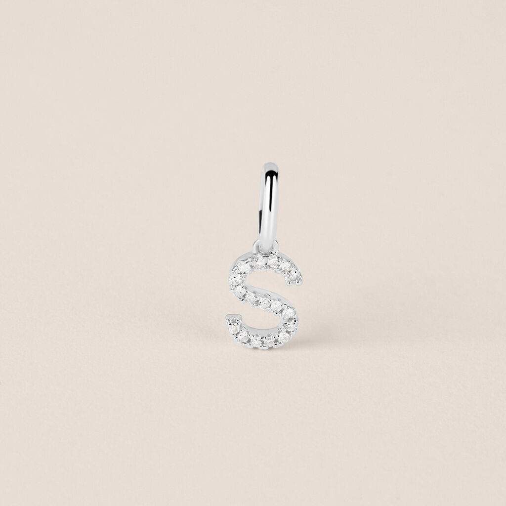 Pendente Sophia Oro Bianco Diamante - Ciondoli Donna | Stroili