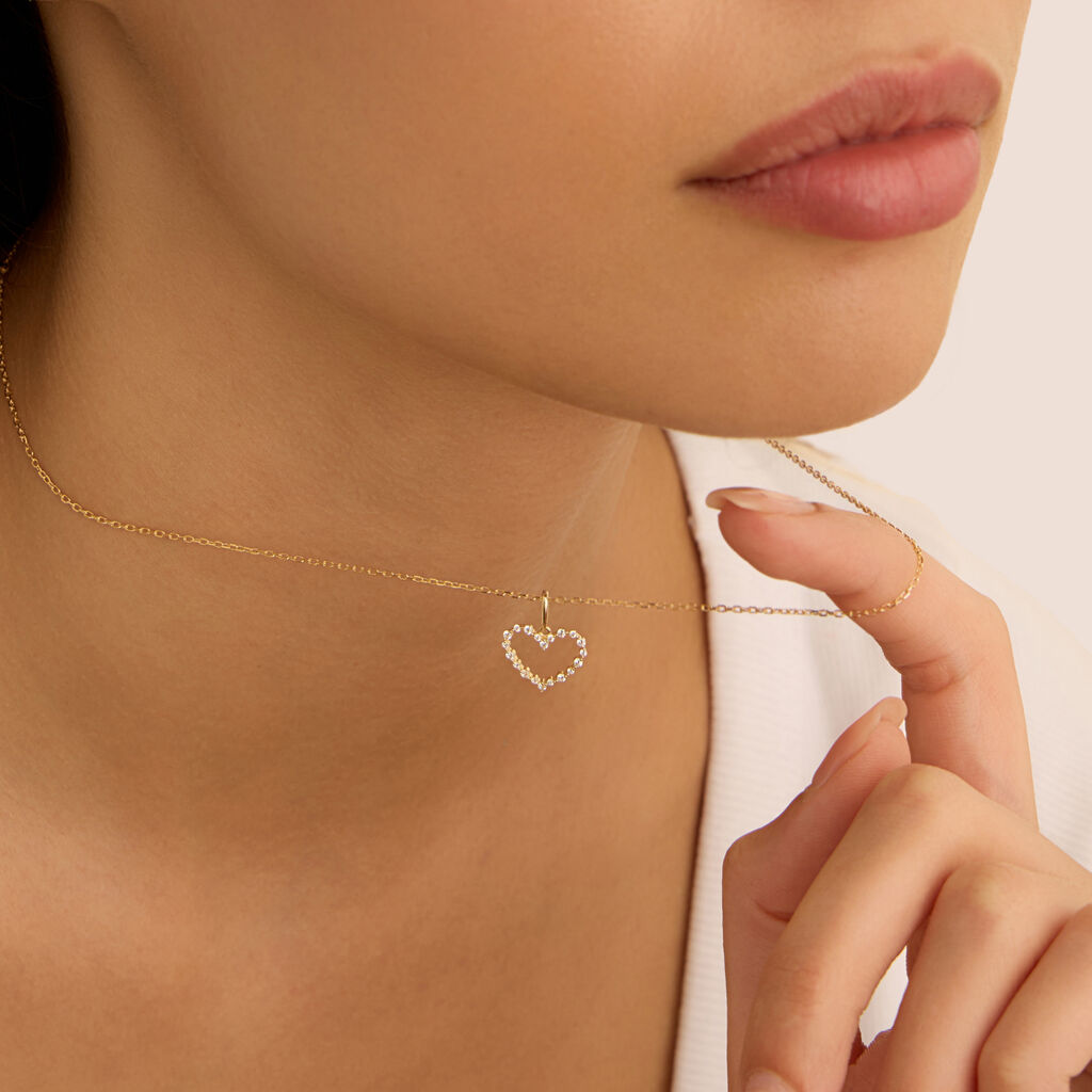 Pendente Poème Oro Giallo Cubic Zirconia - Ciondoli Donna | Stroili
