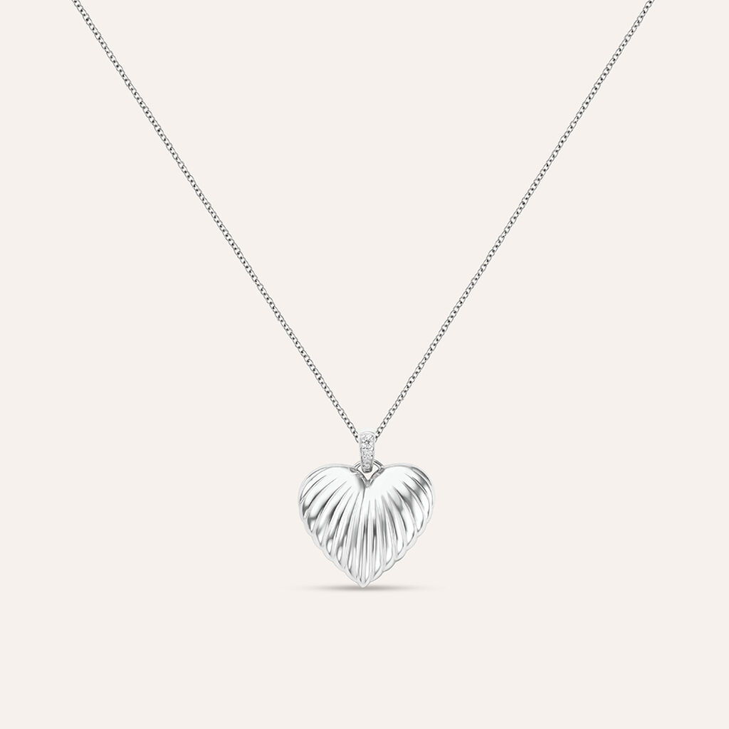 Collana Silver Collection Argento Rodiato Cubic Zirconia - Collane Donna | Stroili