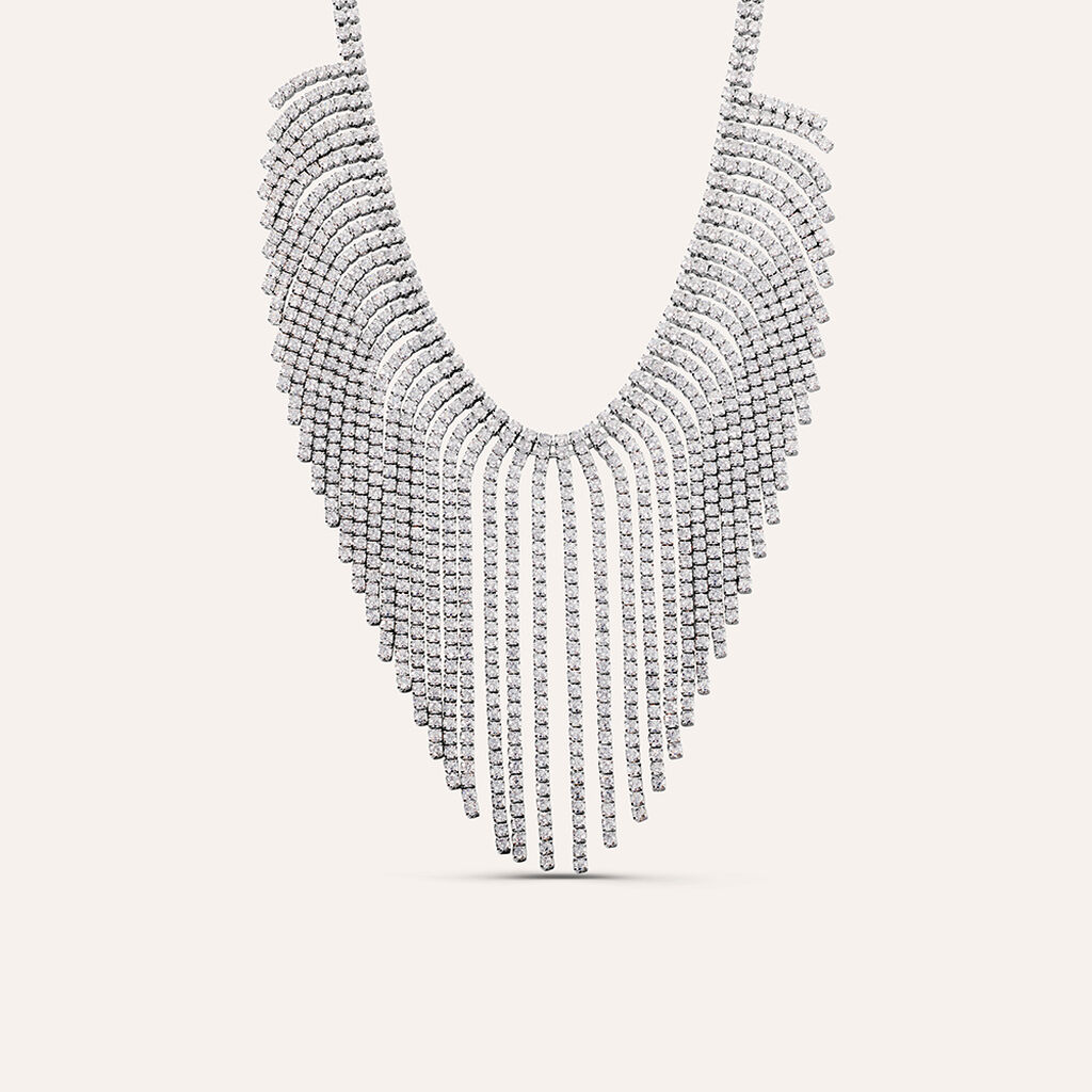 Collana Romantic Shine Metallo Cristallo