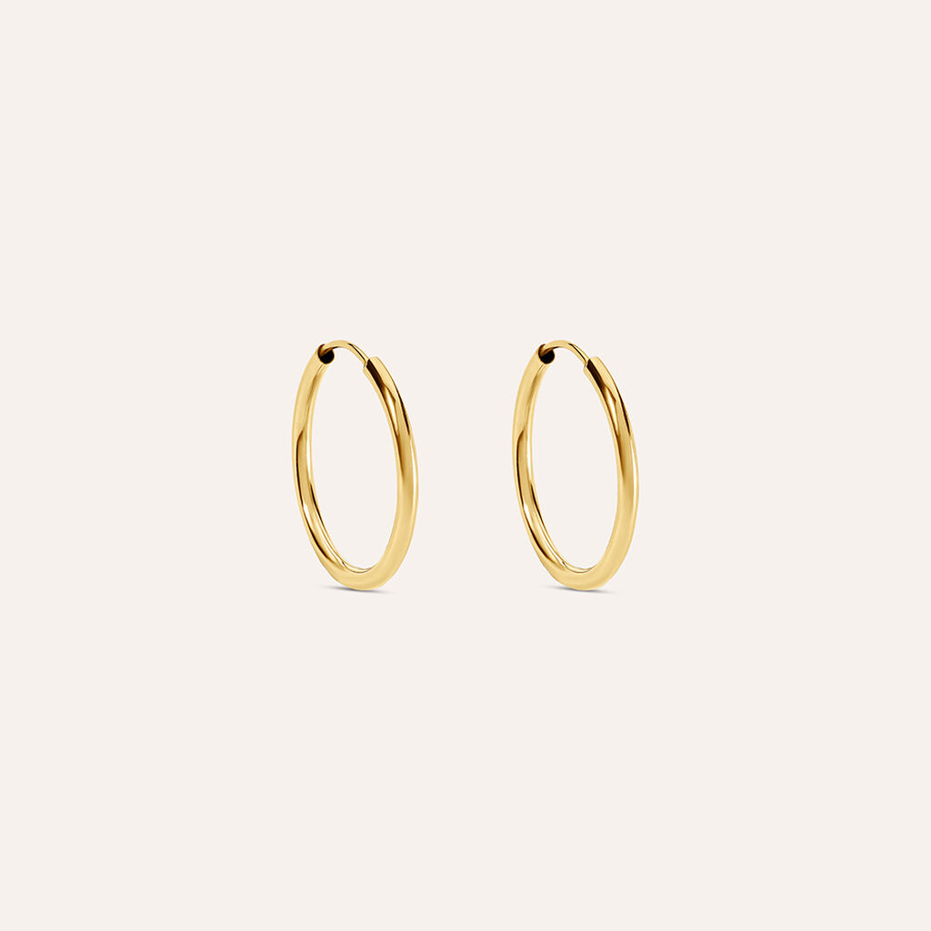 Orecchini A Cerchio Toujours Oro Giallo - Orecchini a Cerchio Donna | Stroili
