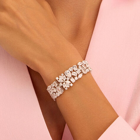 Bracciale Red Carpet Argento Rodiato Cubic Zirconia - Bracciali Donna | Stroili