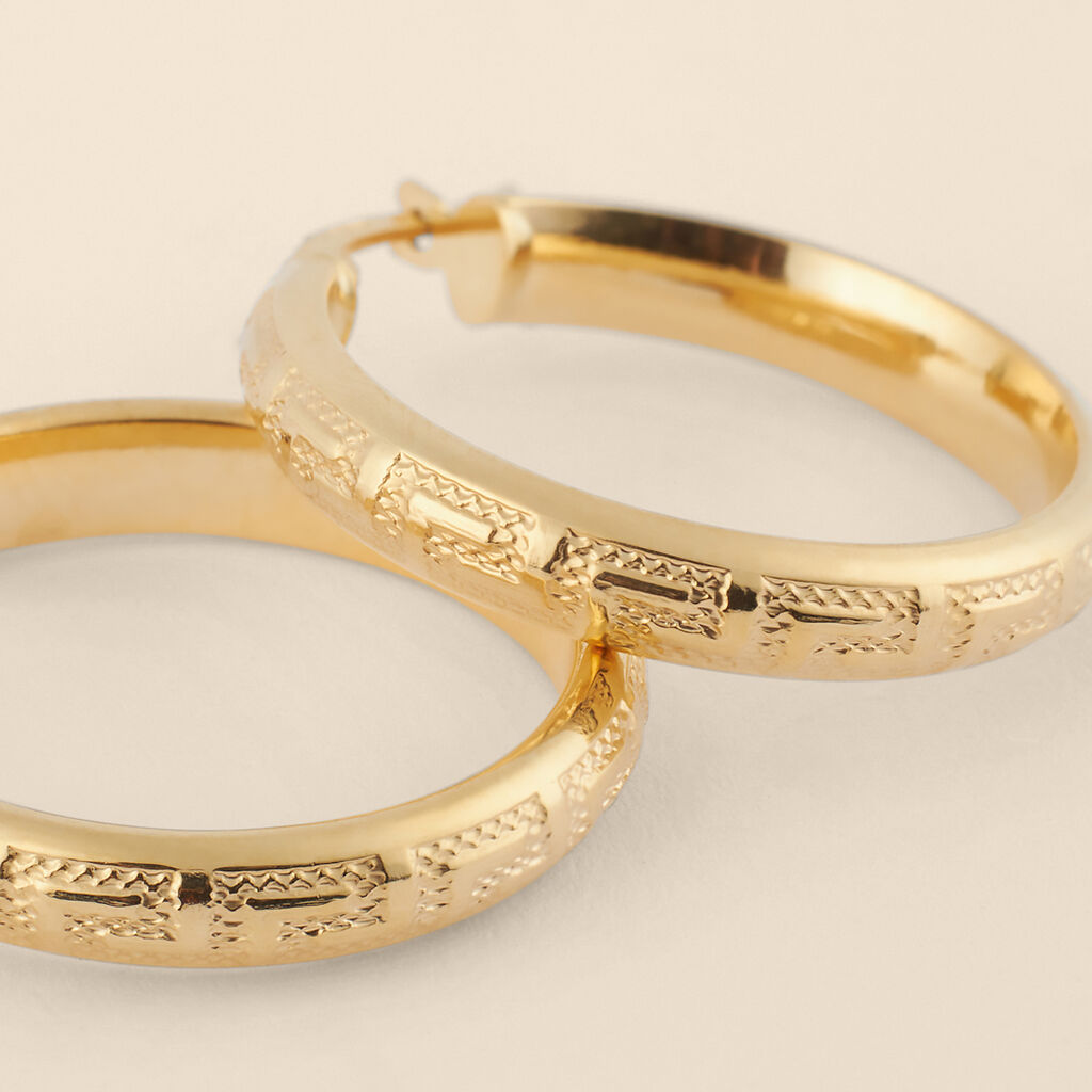 Orecchini A Cerchio Toujours Oro Giallo