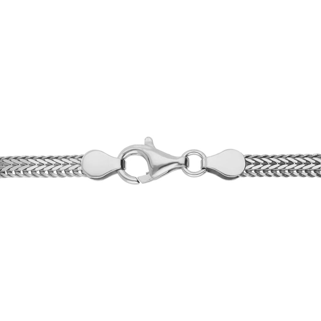 Bracciale Catena Gentleman Argento Rodiato - Bracciali Uomo | Stroili