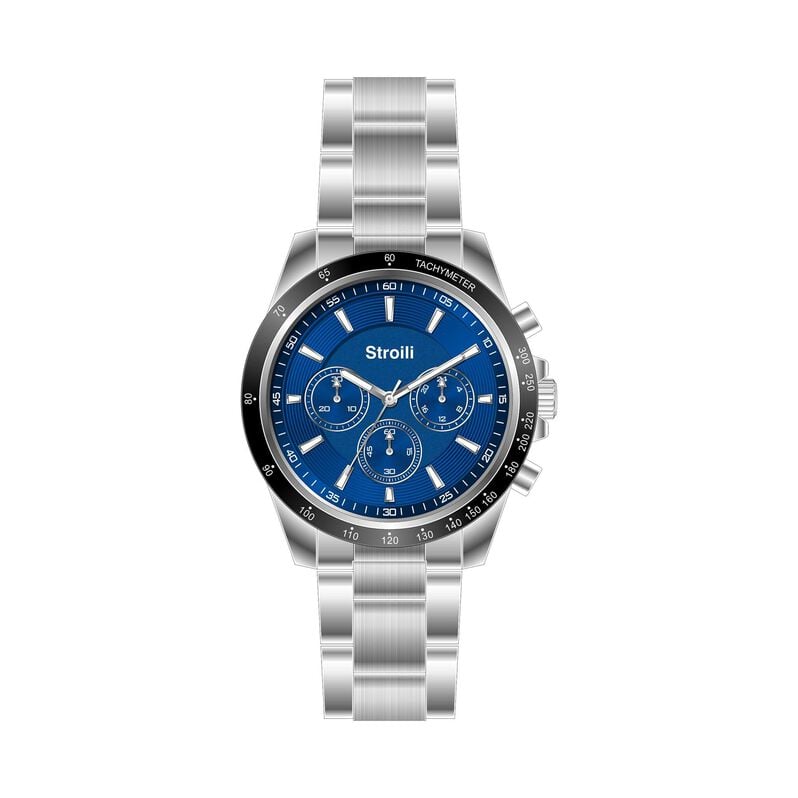 Cronografo con cassa e cinturino in acciaio - Orologi per Prima Comunione Uomo | Stroili