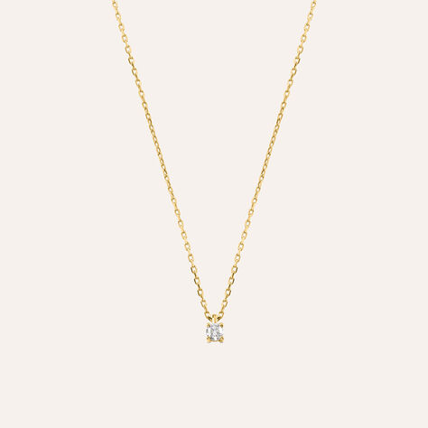 Collana Punto Luce Grace Oro Giallo Diamante - Collane Punto Luce Donna | Stroili
