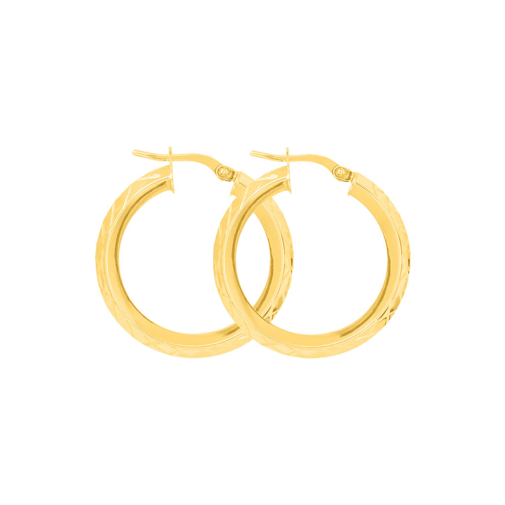 Orecchini A Cerchio Toujours Oro Giallo - Orecchini a Cerchio Donna | Stroili
