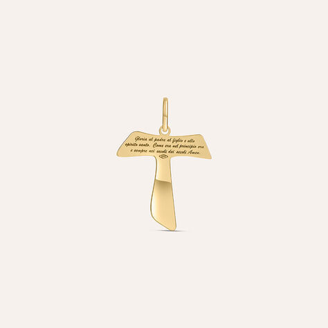 Pendente Holy Oro Giallo - Ciondoli con Incisione Unisex | Stroili