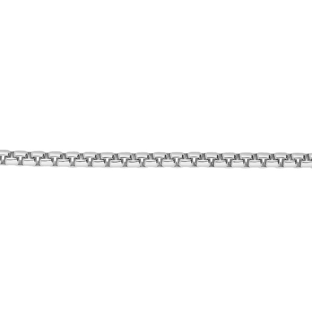 Bracciale Catena Gentleman Argento Rodiato