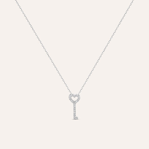 Collana Sophia Oro Bianco Diamante - Collane Donna | Stroili