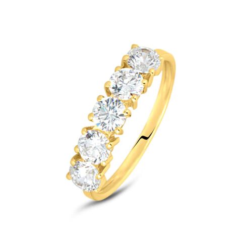 Anello Riviere Claire Oro Giallo Cubic Zirconia - Anelli Riviere Donna | Stroili