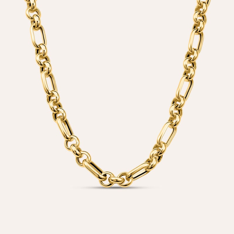 Catena Silver Collection Argento Dorato - Collane Catena Donna | Stroili