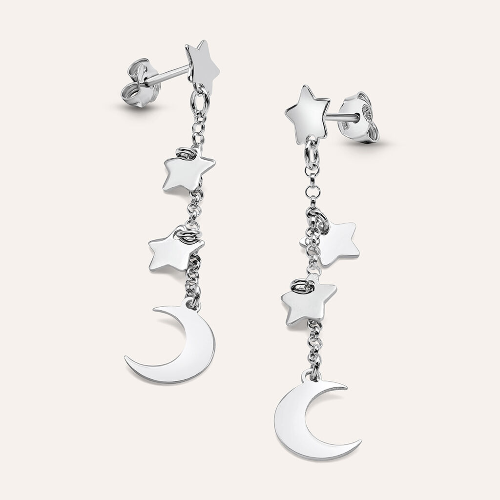 Orecchini Pendenti Silver Collection Argento Rodiato