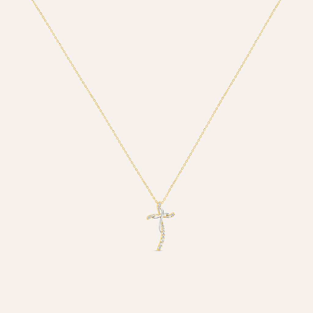 Collana Claire Oro Bicolore Cubic Zirconia - Collane Donna | Stroili