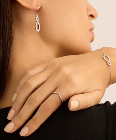 Bracciale Silver Shine Argento Rodiato Cubic Zirconia