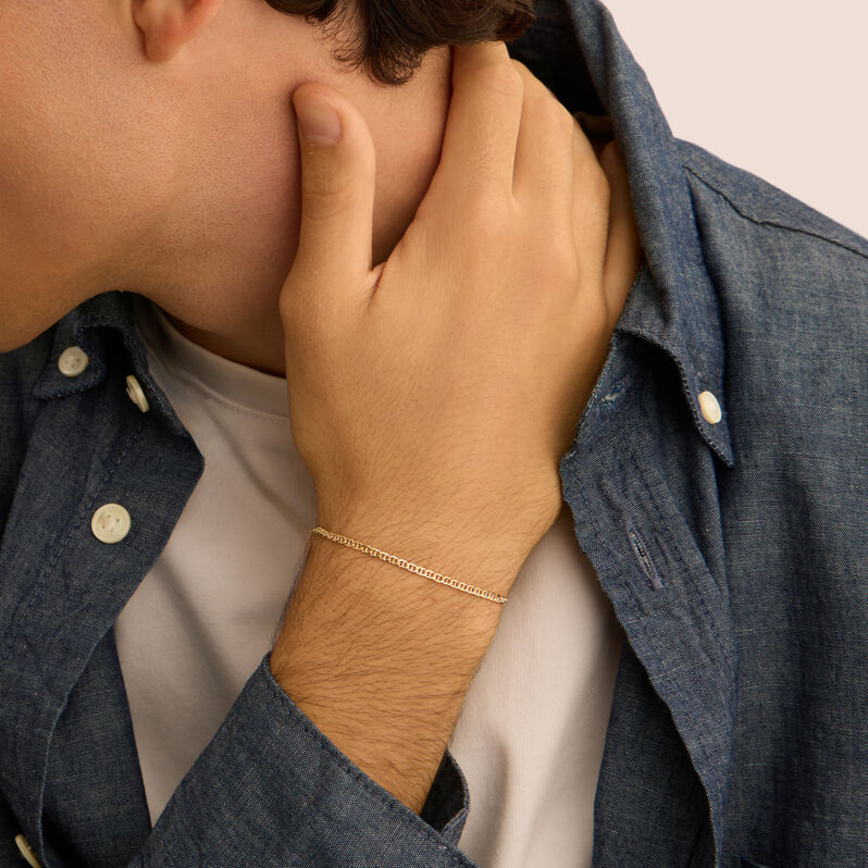 Bracciale Catena Oro Uomo Oro Giallo - Bracciali Uomo | Stroili