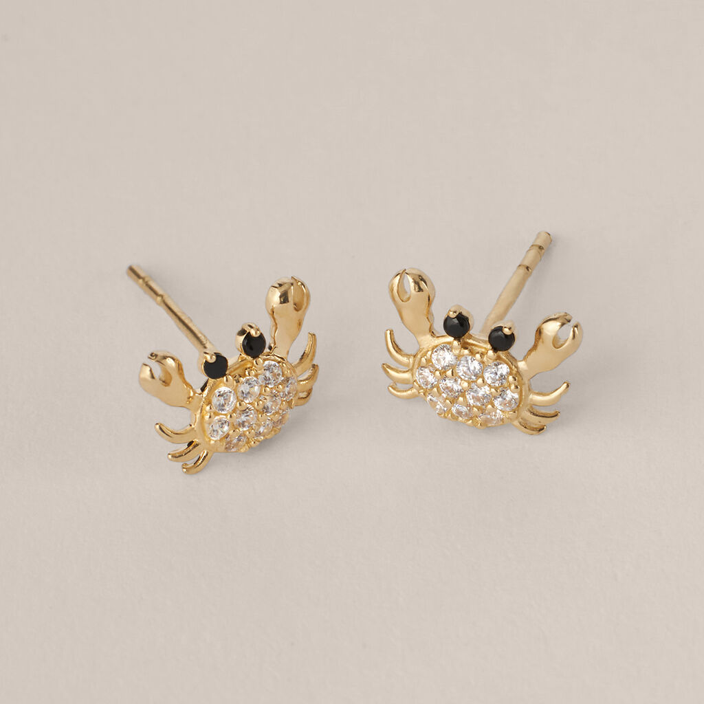 Orecchini Lobo Bon Ton Oro Giallo Cubic Zirconia - Orecchini a Lobo Donna | Stroili