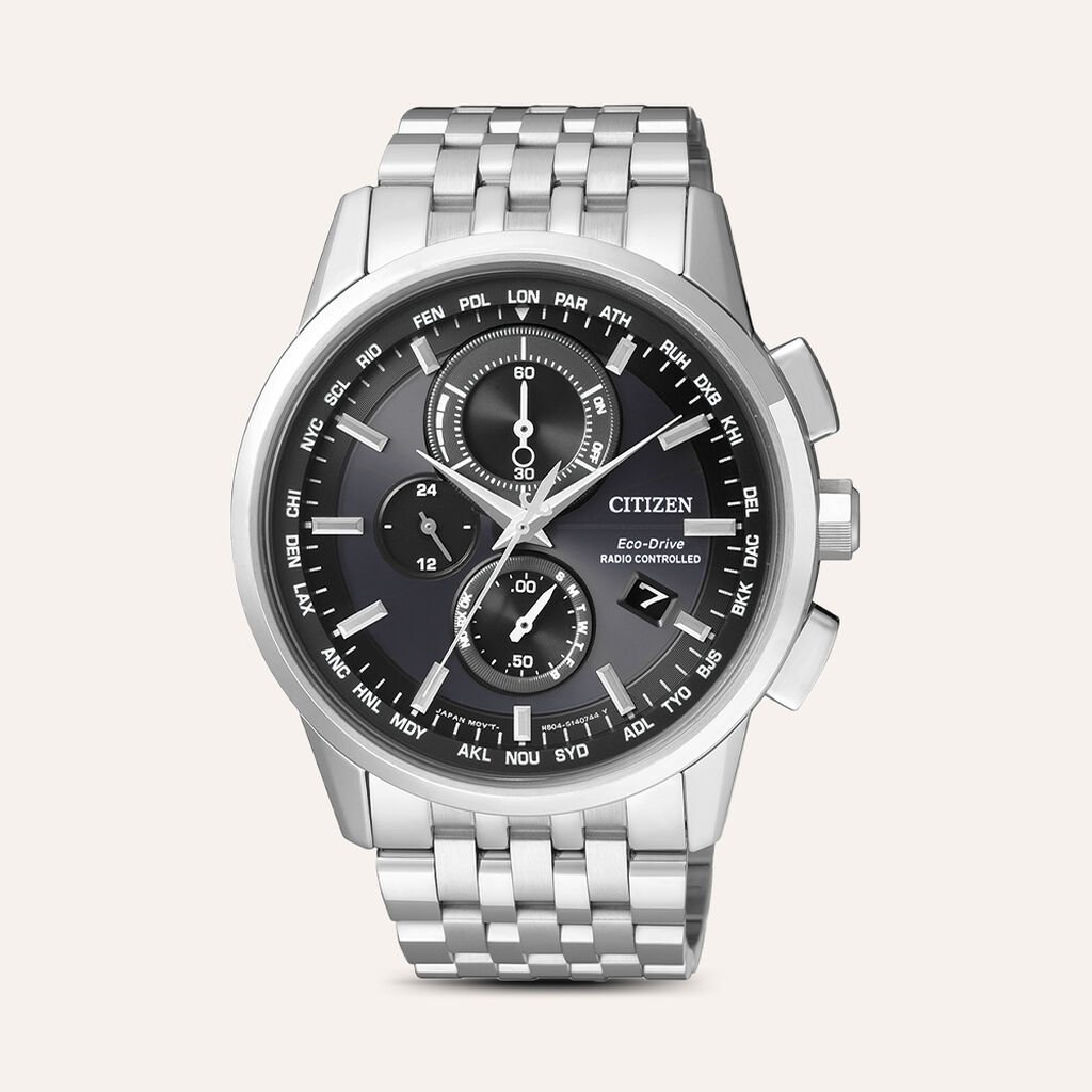 Orologio Eco Drive Citizen Radiocontrollato At8110-61e - Orologi con Datario Uomo | Stroili