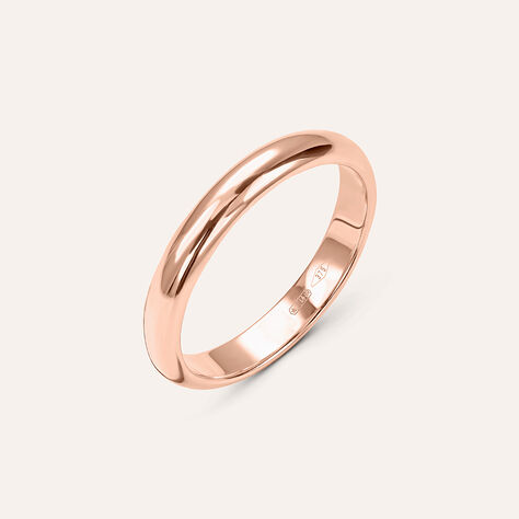 Fede Classica Leggera 3.2 mm Oro Rosa - Anelli con Incisione Unisex | Stroili