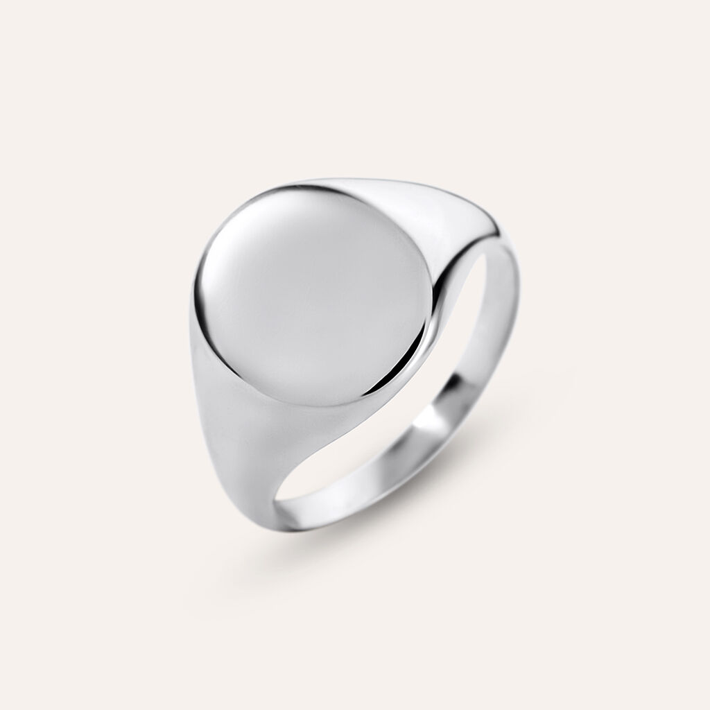 Anello Chevalier Gentleman Argento Rodiato