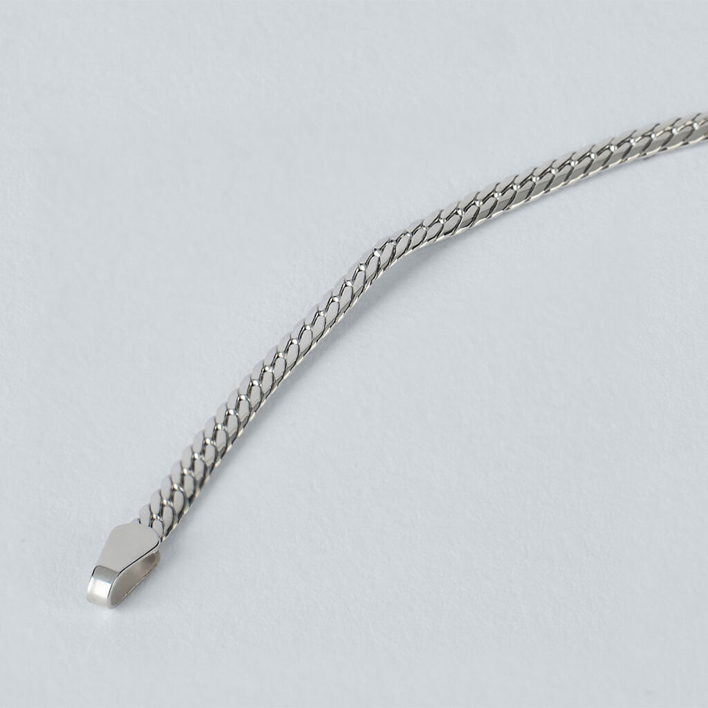 Bracciale Catena Colette Oro Bianco - Bracciali Donna | Stroili