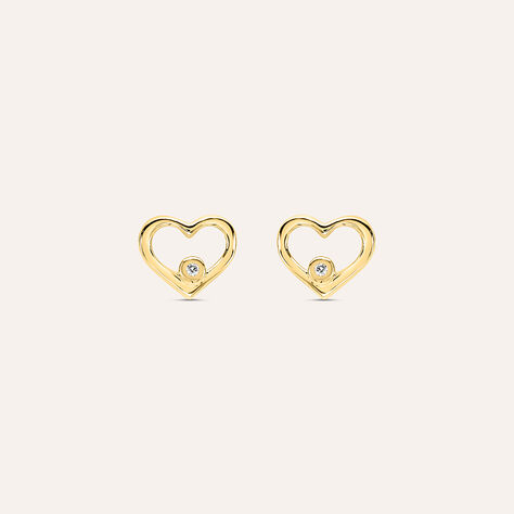 Orecchini Lobo Sophia Oro Giallo Diamante - Orecchini a Lobo Donna | Stroili