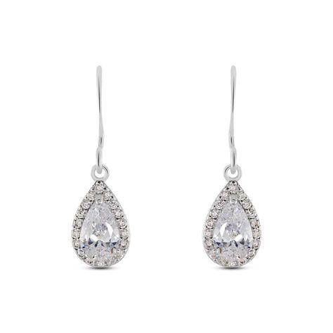 Orecchini Pendenti Punto Luce Silver Elegance Argento Rodiato Cubic Zirconia - Orecchini Pendenti Donna | Stroili