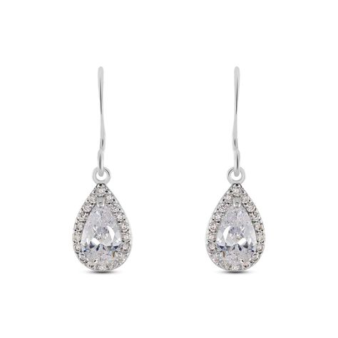 Orecchini Pendenti Punto Luce Silver Elegance Argento Rodiato Cubic Zirconia - Orecchini Pendenti Donna | Stroili